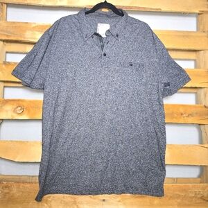 NWT Men's Gray Polo Shirt Size:2X